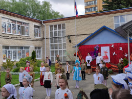 Парад Победы в детском саду Парад Победы в детском саду.